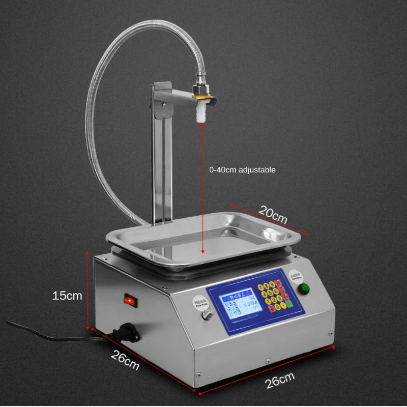 CSY-L17 High Quality Semi Automatic Weighing Paste Honey Gear Pump Filling Machine Piston Shampoo Cosmetic Cream Small Bottle