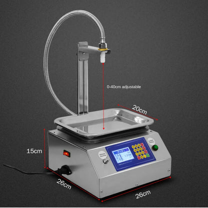 CSY-L17 High Quality Semi Automatic Weighing Paste Honey Gear Pump Filling Machine Piston Shampoo Cosmetic Cream Small Bottle