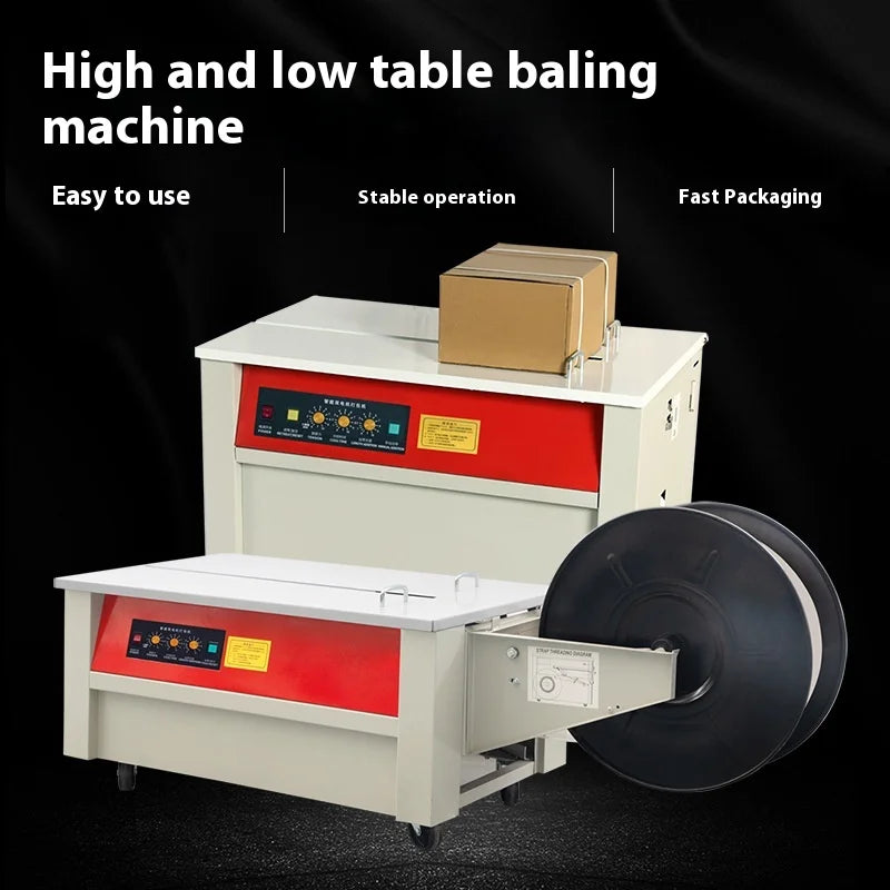 TEBAK High Tablle Low Table Semi Auto Poly Strapping Machine With Ce