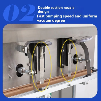 ANDUUK Commercial Electric Vertical Vacuum Sealer Machine for External Food Packaging for Wood Cases New Condition for Commodity