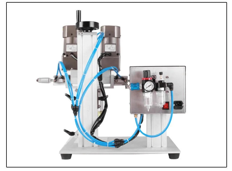 Pneumatic Twist Off Trigger Spray Capping Sealer Desktop Liquid Perfume Pump Bottle Crimping Pressing Capping Machine