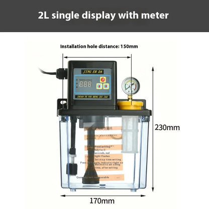 Tebak Electric Grease Pump 220V Lubricant Pump Automatic Lubricating Oil Pump Automatic Electrical Lubrication Pump