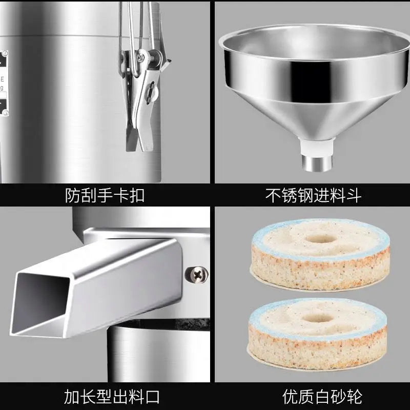TEBAK Almond Paste Grinding Production Maker Equipment Colloid Mill Almond Butter Machine