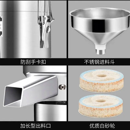 TEBAK Almond Paste Grinding Production Maker Equipment Colloid Mill Almond Butter Machine