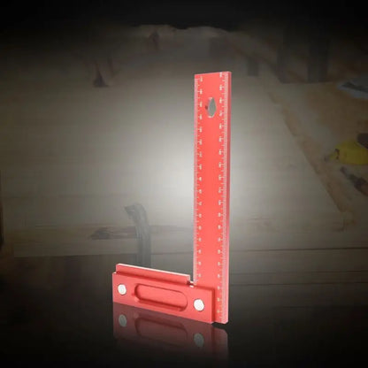 TEBAK W-79 90 Degree Woodworking Measuring Tool L Shape Carpenter Square Right Angle Ruler