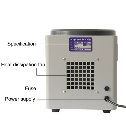 KT-185 Magnetic Tumbling Jewelry Cleaners Grinding and Polishing Machine Magnetic Tumbler Jewelry Polisher Polishing Machine