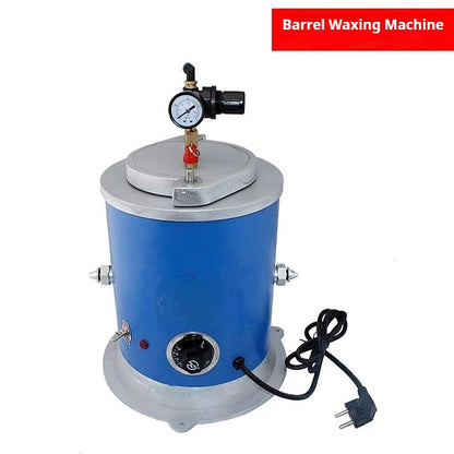 TEBAK Jewelry Making Tools Mini Wax Injection Machines Round Barrel Double Nozzle Wax Injector Jewelry Casting Waxing Equipment