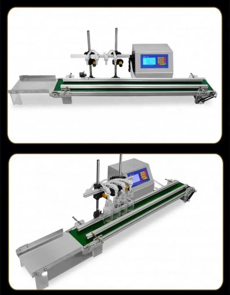 TEBAK CSY-4H1200 Semi-automatic Desktop Pet Plastic Glass Bottle Liquid Oil Filling Machine With Conveyor Beverage Juice Filler