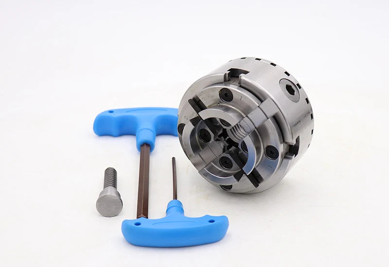 ANDUUK Four Jaw Chuck KP96 KP125 4-JAW SELF-CENTERING CHUCK