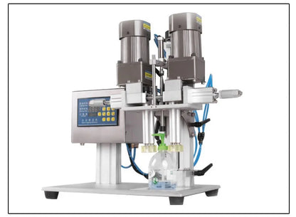 Pneumatic Twist Off Trigger Spray Capping Sealer Desktop Liquid Perfume Pump Bottle Crimping Pressing Capping Machine