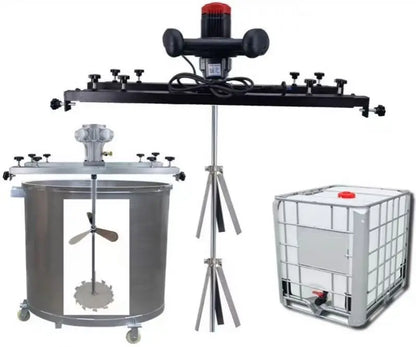TEBAK Hand Sanitizer Gel Mixing Machine Stirrer Mixer 1000 L Small Portable Paint Mixer Air Agitator