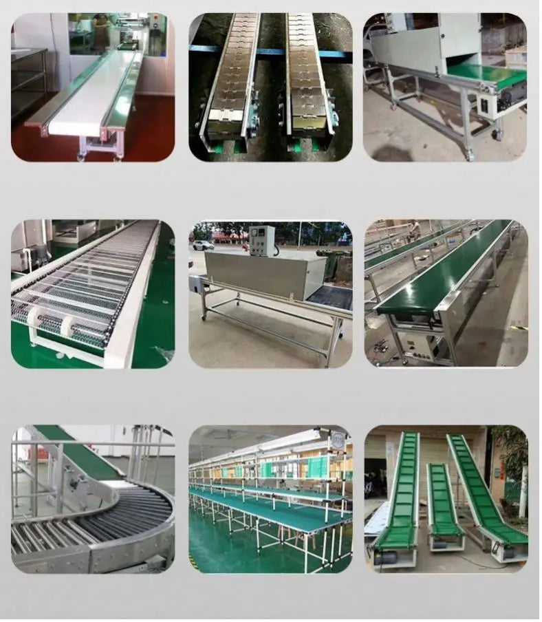 Factory Custom Pvc Belt Conveyor Automatic Belt Conveyor System Assembly Production Line