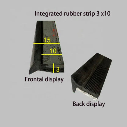 Machine Tool Scraper Inclined Car Scraper Inclined Rail Water bar 3.0x10 4.0x12 5.0x15 Wiper for CNC Machine Telescopic Cover