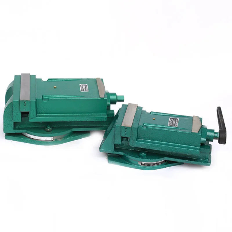 ANDUUK A 4-inch Precision Milling Machine Vise with a Rotating Base Suitable for Milling Machines