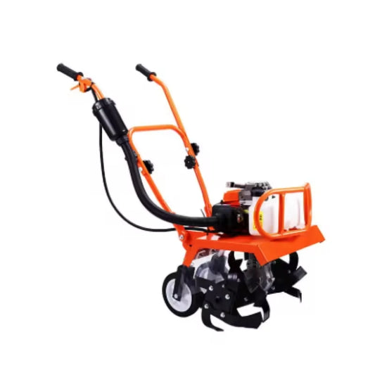 High Quality Small Hand Push Micro Tiller Cultivator Agricultural Gasoline Rotary Cultivator Farm Bulldozer