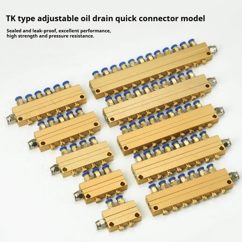 Wholesale Price Oil Separator Adjustable Drain Distribution Lubrication System Distribution Valve Oil Separator