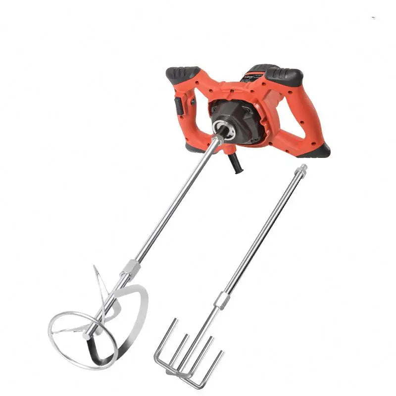 TEBAK 6-Speed  Portable Paint Mixer Rig Mortar Grout Cement Mixer Stirring Tool Electric Handheld Cement Concrete Mixer with Rod
