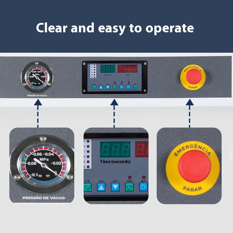 TEBAK VSQ-600LW  Vertical Type Commercial External Food Dry Fish Meat  Vacuum Packing Machine Vacuum Sealer