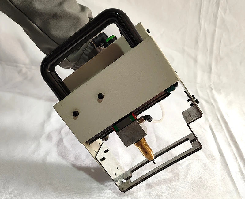 TEBAK XY-03 Handheld Portable Dot Peen Pin Marker: a Marking Machine for VIN, Chassis Numbers, Logos, and Car Metal Molds.