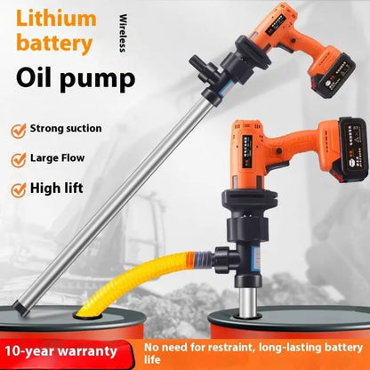 TEBAK High Quality Aluminum Alloy DC12V 24V AC 220V Portable Electric Diesel Oil Drum Barrel Pump