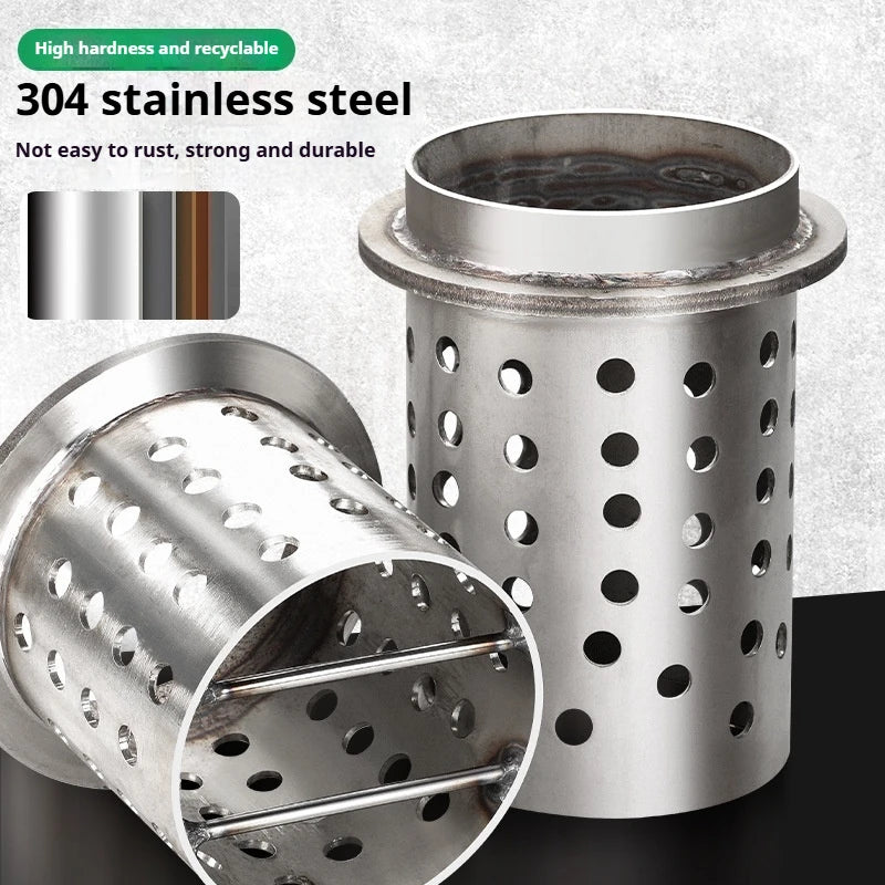 TEBAK Stainless Steel Perforated Flask Jewellery Making Casting Tools Jewelry Casting Customize Gypsum Flasks Perforated Flask