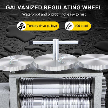 Factory Supply Jewelry  Rolling Mill Machine 3 in 1 Light Duty Roller Machine Half Round Rolling Mill Machine Rolling Mill