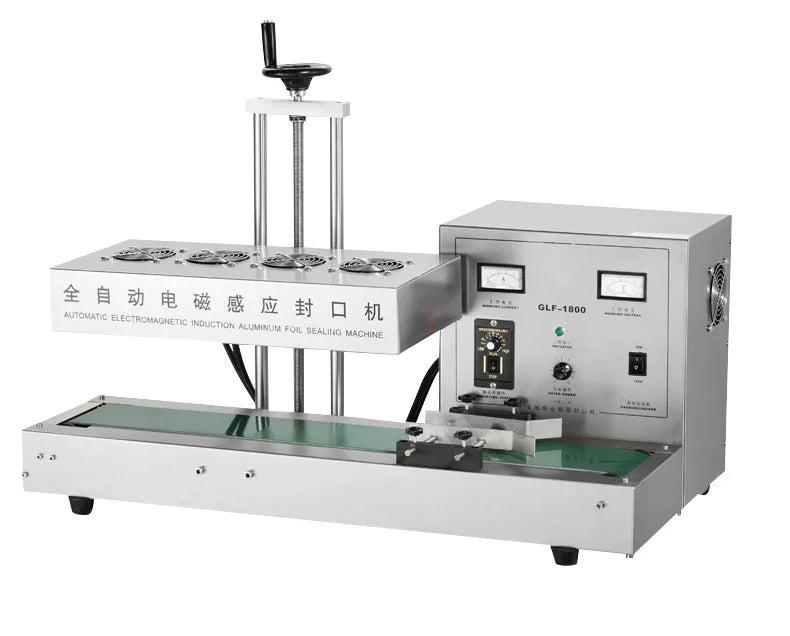 TEBAK SY-GLF-1800  Twist Cap Induction Seal Machine Induction Hat Filling Manufacture Aluminum Foil Cup Sealing Machine