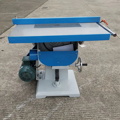 A TEBAK Automatic Woodworking Electric Circular Saw Machine Disc Cutting Grooving Circular Swing Angle 45 Degree Tilting Table Saw