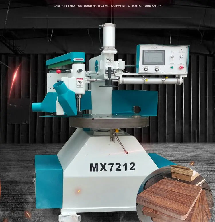 A TEBAK Auto Coping Shaper Milling Machine Automatic Woodworking Moulder Copying Processing Round Oval Rectangular Wood Workpieces