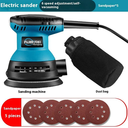 Tebak Model 6406 125mm 320W With Variable-speed 220V Electric Sanding Machine Orbital Sander Machine for Wood Working