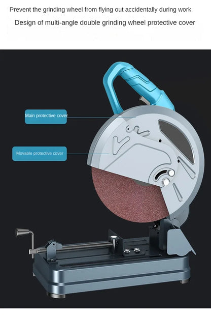 TEBAK Electric Portable Daen High Quality 7/14 Inch Portable Wood Metal Concrete Cut Off Saw Machine