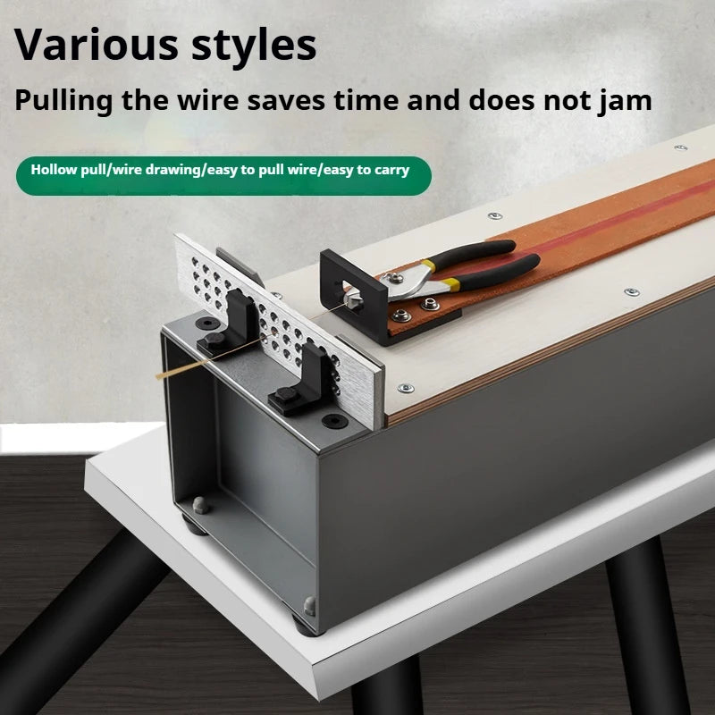 Anduuk China Wire Draw Plate Jewelry Making Equipment Tool Bench Goldsmith Drawing Easy Desktop Brushed Drawing Stool Srtifact