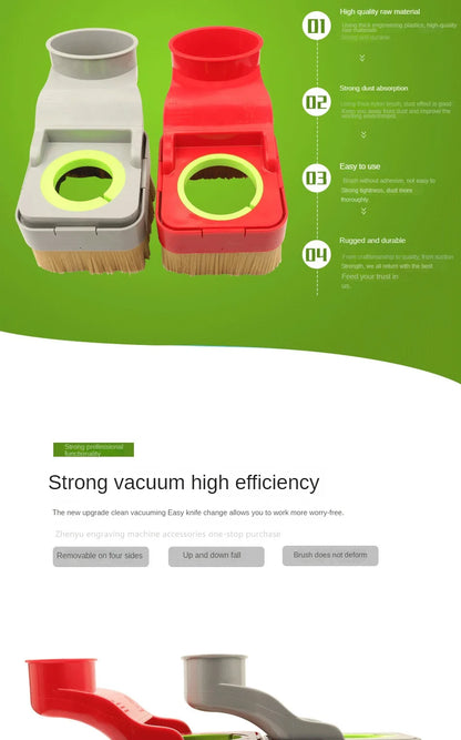 TEBAK Best 75mm 80mm 85mm 90mm 100mm 4 Inch Dust Port Dust Collection System Spindle Dust Cover for CNC Router Machine