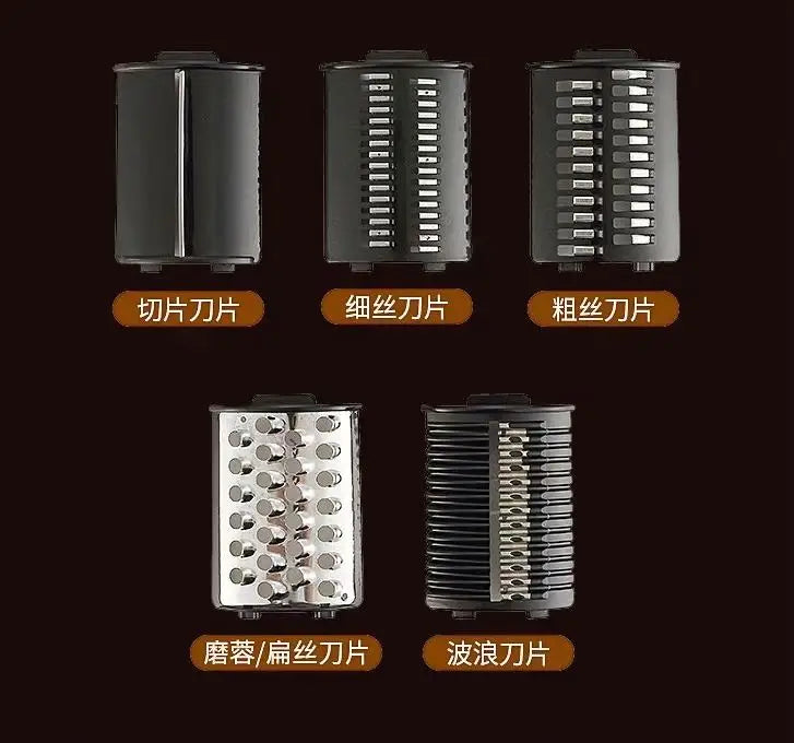 TEBAK Chopped SMaker Homemade Home Kitchen Appliances Graters Shredders Slicers Fruit Vegetable Electric Automatic Salad Maker