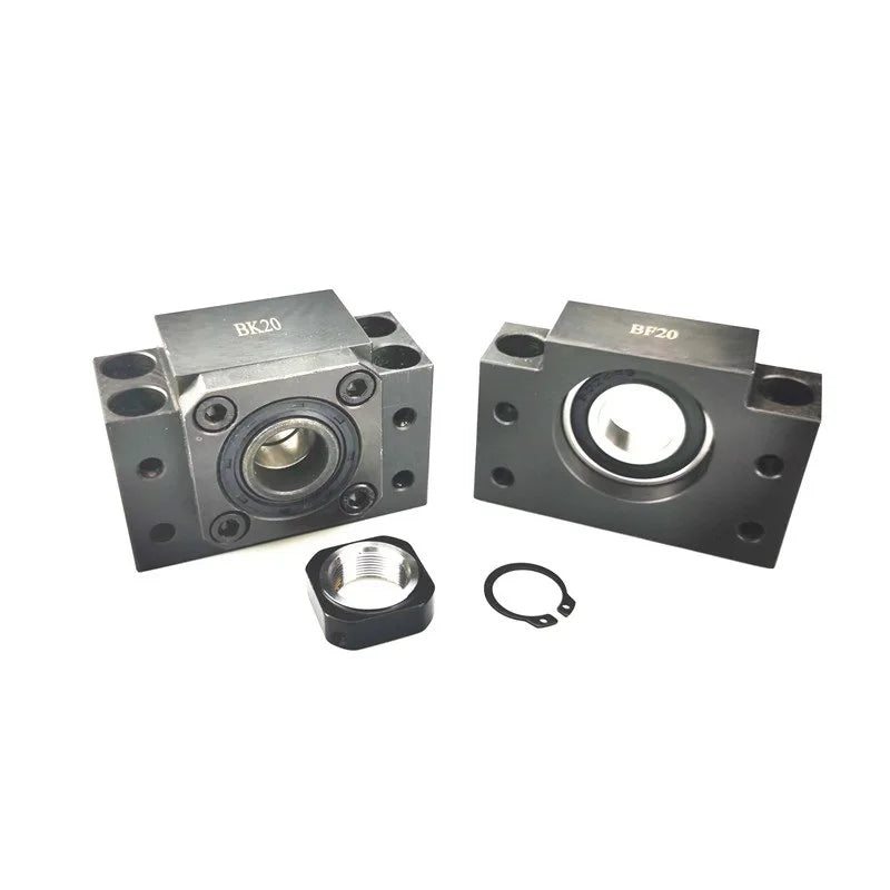TEBAK D-02 FK10 FK12 FK15 FK20 FK25 FK30 BK15 BF15 25 35 FF0 Fixed Ends Support Unit Stocked Support Unit BF Ball Screw Kits