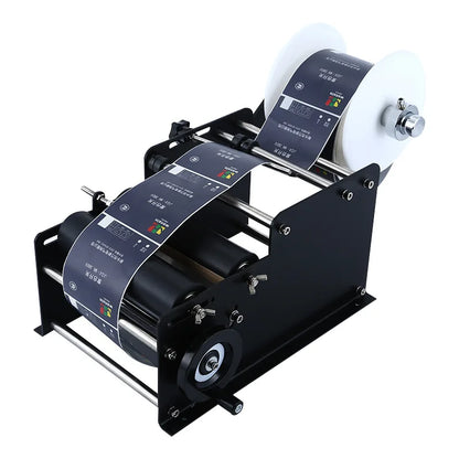 2024 China TEBAK SY50 Bottle Labeling Machine Semi-automatic Round Labeling Stickers Machine for Bottles