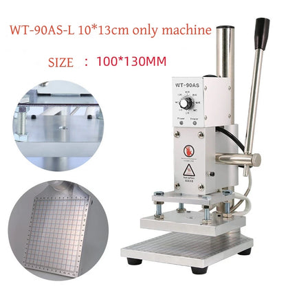 TEBAK WT-90AS Digital Hot Stamping Foil Cards Plastic Paper Leather Hot Heat Transfer Press Machines
