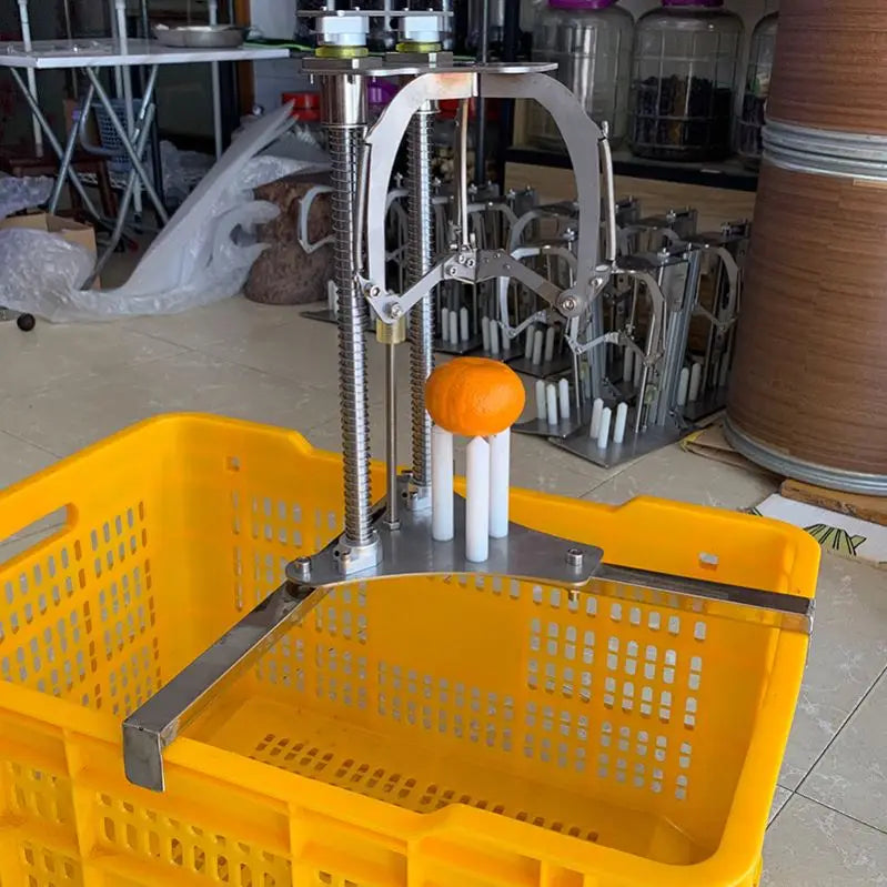 TEBAK Stainless Steel Hand Press Tangerine Peel Peeling Equipment Commercial Mandarin Orange Peeler Machine