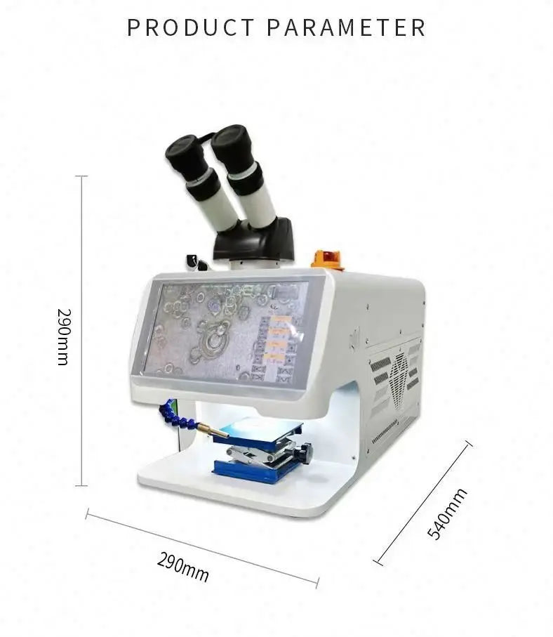 TEBAK CCD Control System Jewelry Spot Welding Machine ND YAG Laser Touch Screen 60W 100W 150W 200W MINI Laser Soldering