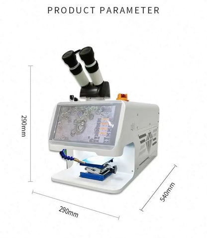 TEBAK CCD Control System Jewelry Spot Welding Machine ND YAG Laser Touch Screen 60W 100W 150W 200W MINI Laser Soldering