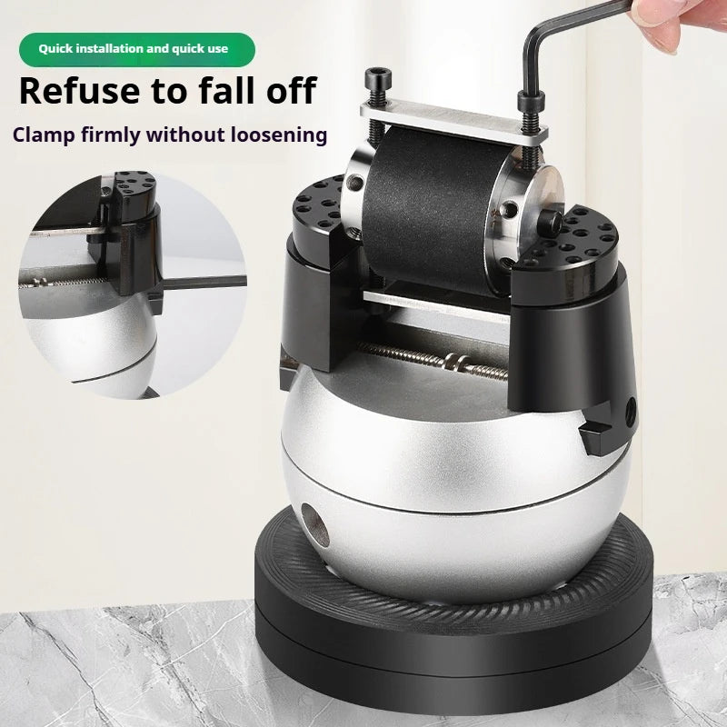 TEBAK Jewelry Ring Bangle Setting Engraving Carving Block Ball Vice Bench Hand Tool Carving Ball Jewelry Equipment Ball Vise