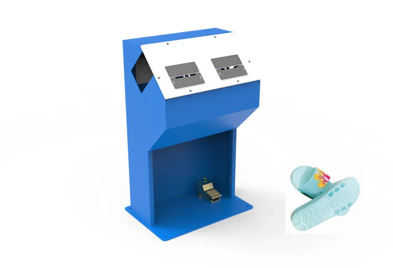 A TEBAK High quality bathroom Beach Slippers 4/6 Hole Strap Fixing Machine for Sandals Strap Application