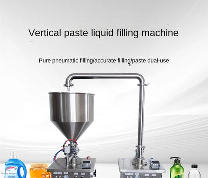 TEBAK SY-500L Semi-automatic Cosmetics Cream Toothpaste Pneumatic Vertical Filling Machine Semi Automatic Filler Machine
