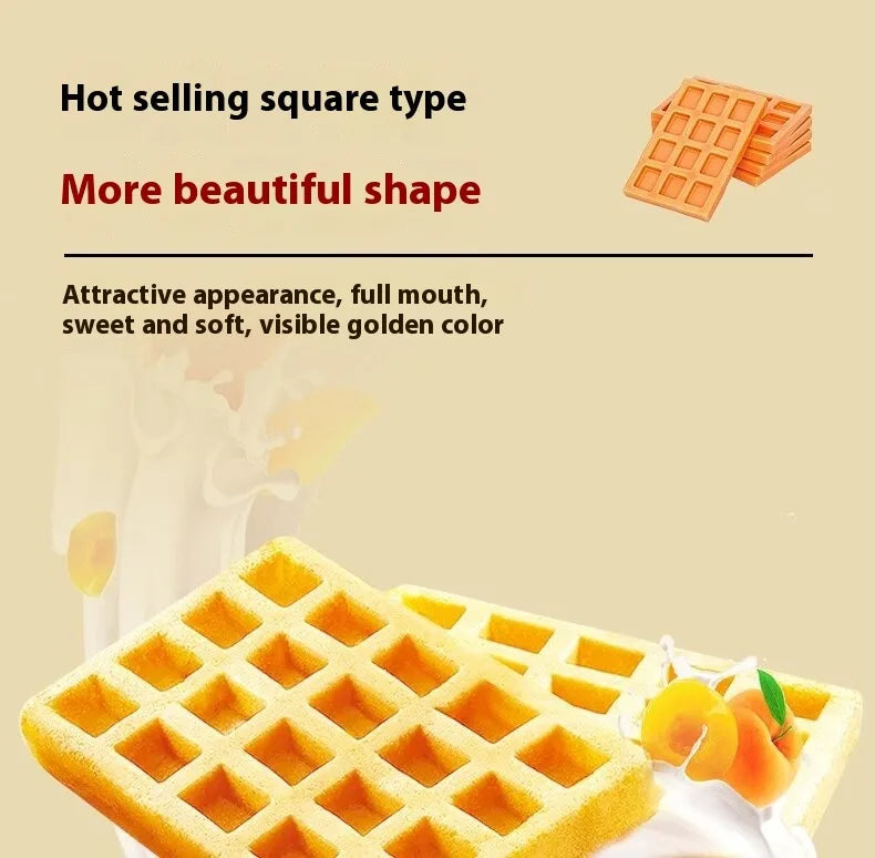 OEM Food Egg Stainless Steel Kitchen Equipment Commercial Cone Waffle Biscuit Making Bubble Waffle Maker Machine