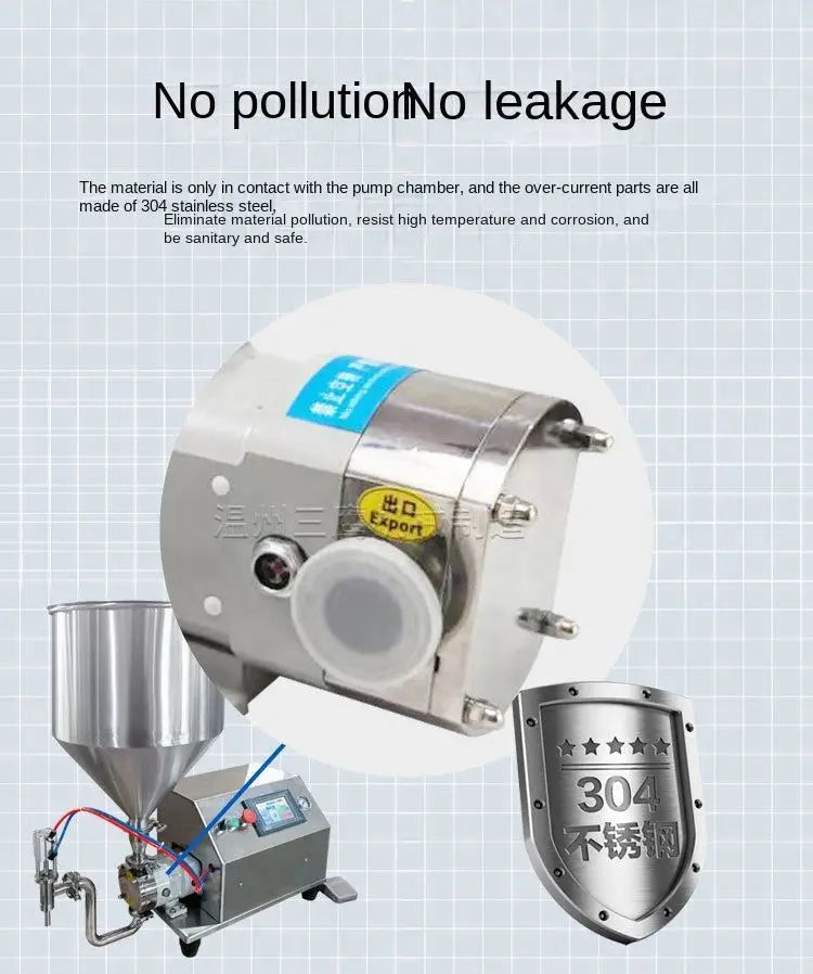 TEBAK Semi-automatic Servo Filling Machine Rotor Pump Bottle Bag Filler Peanut Butter Chocolate Cream Paste Filling Machine