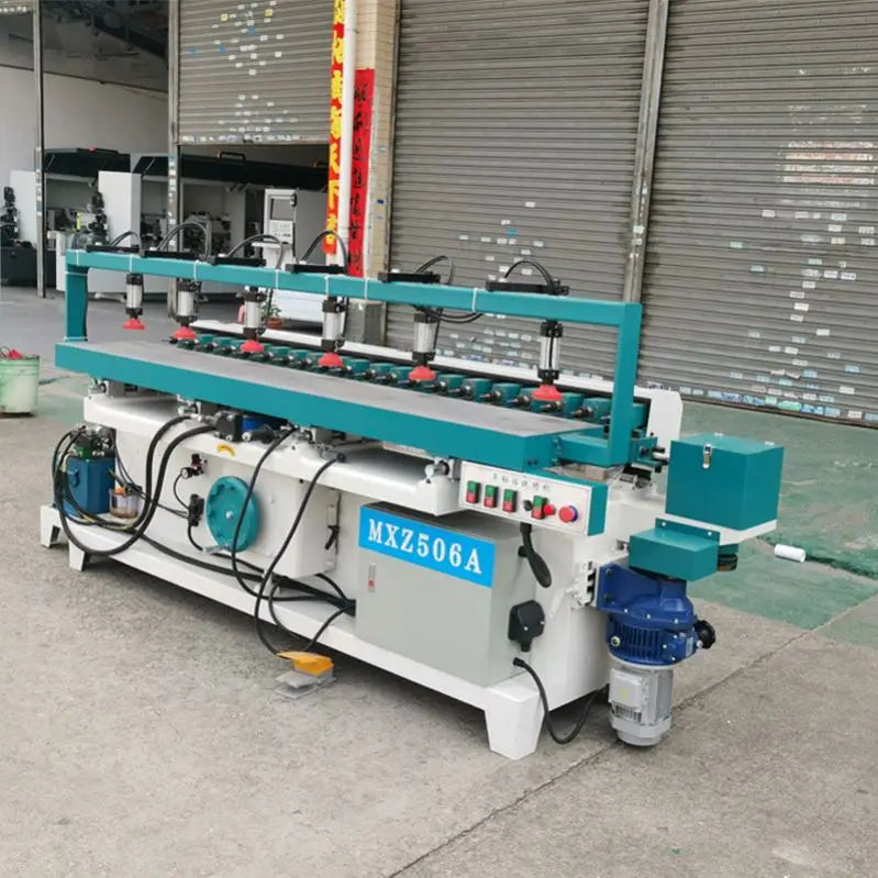 A TEBAK High Accuracy Pneumatic MXZ506A Woodworking Horizontal Multi Axis Spindles Drilling and Milling Machine
