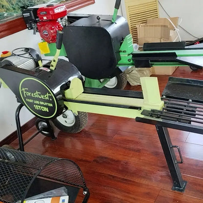 TEBAK CX-27 Gasoline/Electric Hydraulic Wood Log Splitter Forestry Machinery Kinetic Tractor Log Splitter Machine