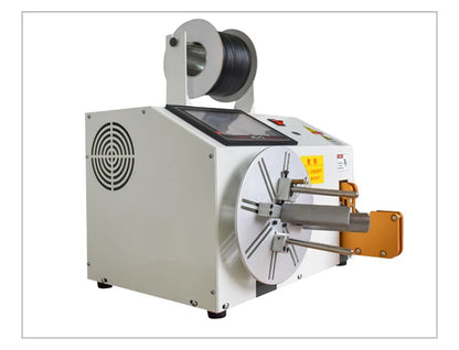 TEBAK Automatic Electric Data Wire Banding Machine Power Cable Coiling Winding and Tying Cable Manufacturing Equipment