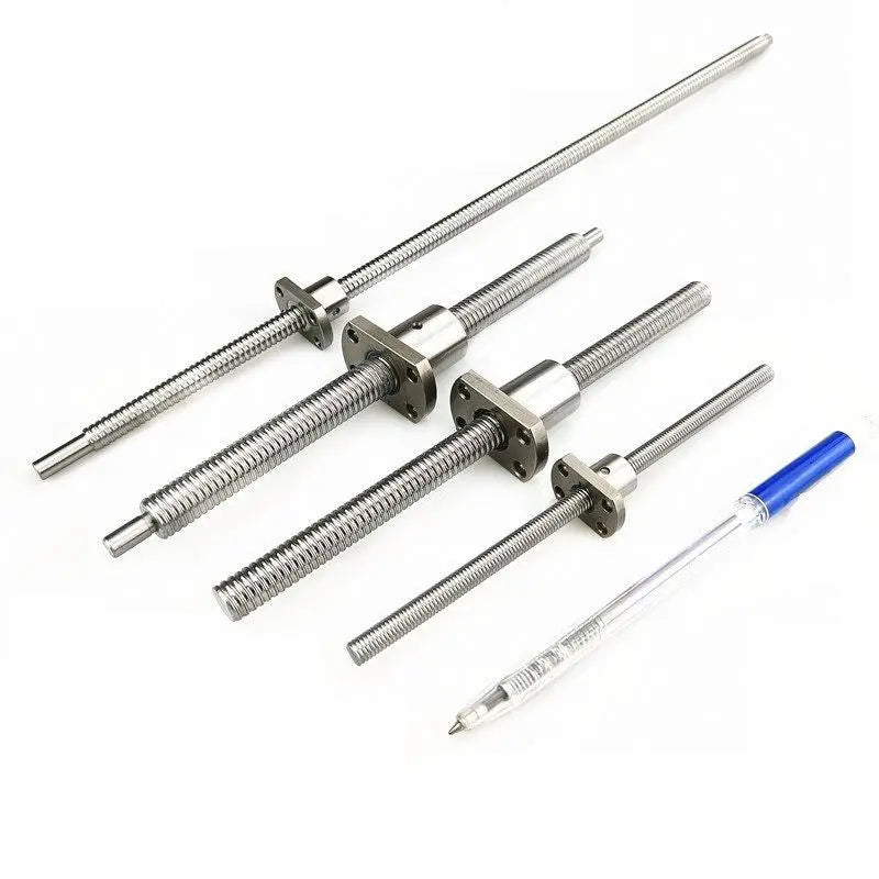 TEBAK D-13 CNC Machine Tool SFK0601 0801 0802 1002 1202 10mm Diameter 2mm Lead Miniature Linear Motion Ball Nut Ball Screw