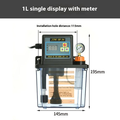 Tebak Electric Grease Pump 220V Lubricant Pump Automatic Lubricating Oil Pump Automatic Electrical Lubrication Pump